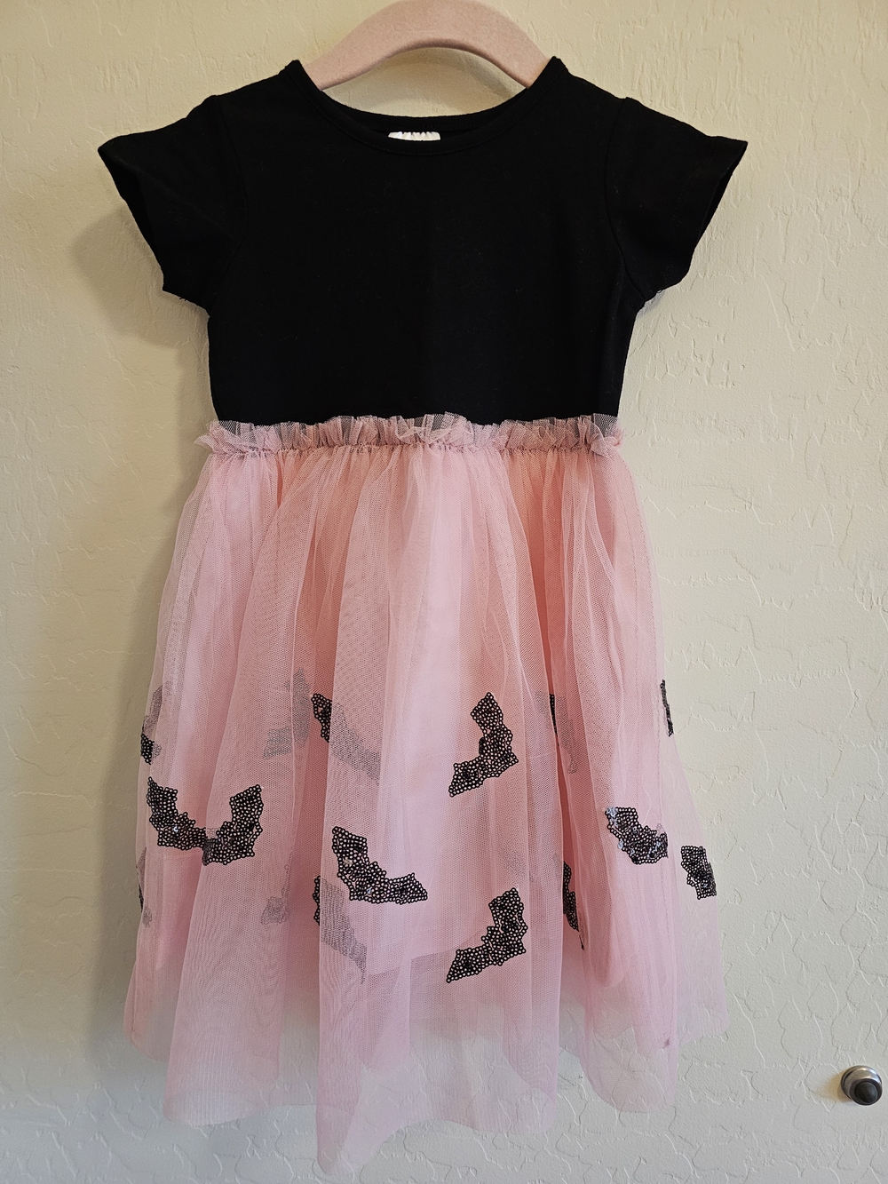 Sweet Wink Halloween Bat Sequin Tutu Dress 4T